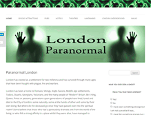 Tablet Screenshot of londonparanormal.com